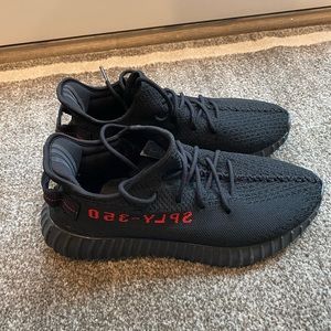 Yeezy black barely used size 11